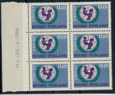 1966 UNICEF  nro-6lo   ++