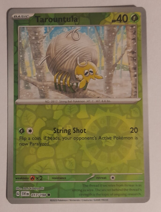 Tarountula [Reverse Holo] #17 Pokemon Scarle&Violet - NM/M