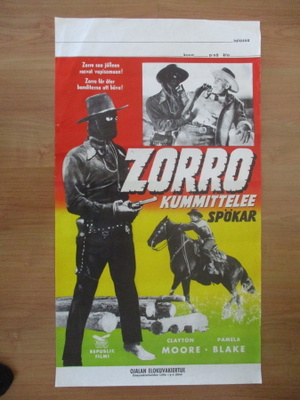ELOKUVAJULISTE - ZORRO KUMMITTELEE