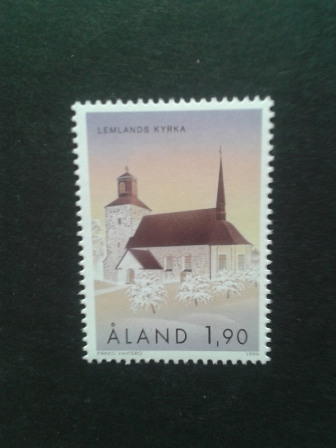 åland 1999 lemlandin kirkko**