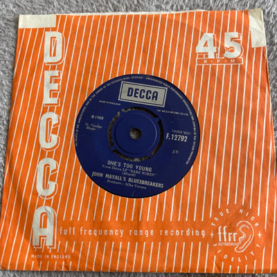 JOHN MAYALL’s BLUESBREAKERS: No Reply * She’s Too Young *’68