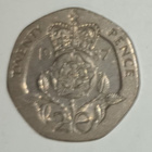 Iso-Britannia 20 p (twenty pence) 1987, 2 kuvaa - pikkukuva 1