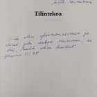 Antti Koivuniemi : Tilintekoa (signeerattu, tekijän omiste) - pikkukuva 3