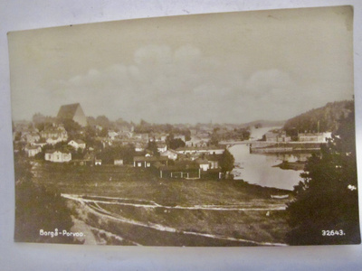 VANHA Postikortti Porvoo 1930-l