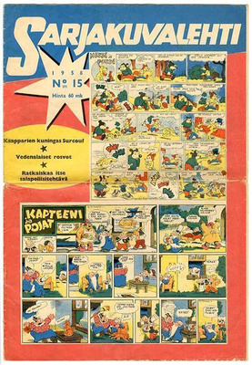 Sarjakuvalehti 15/1958 jättikoko