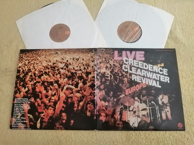 CREEDENCE CLEARWATER REVIVAL - Live in Europe LP
