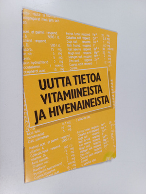 Uutta tietoa vitamiineista ja hivenaineista
