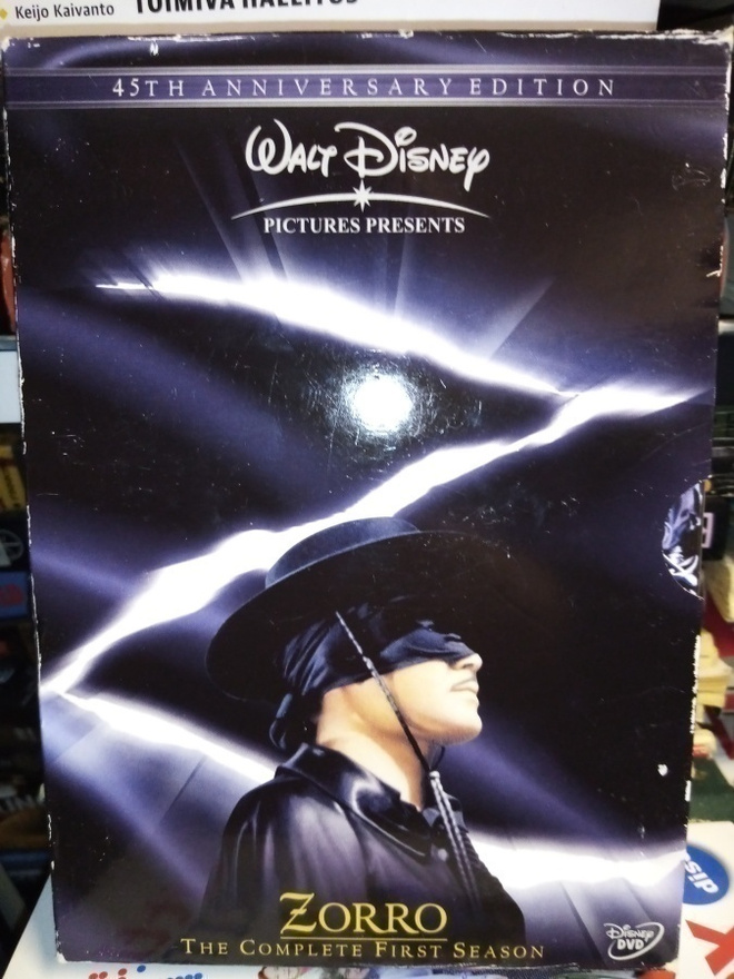 6dvd ZORRO THE COMPLETE FIRST SEASON (SIS POSTIKULU)