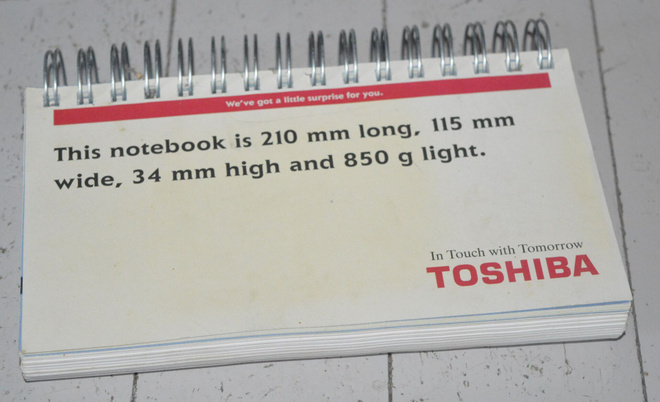 Toshiba Libretto 50ct muistivihko