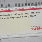 Toshiba Libretto 50ct muistivihko - pikkukuva 1