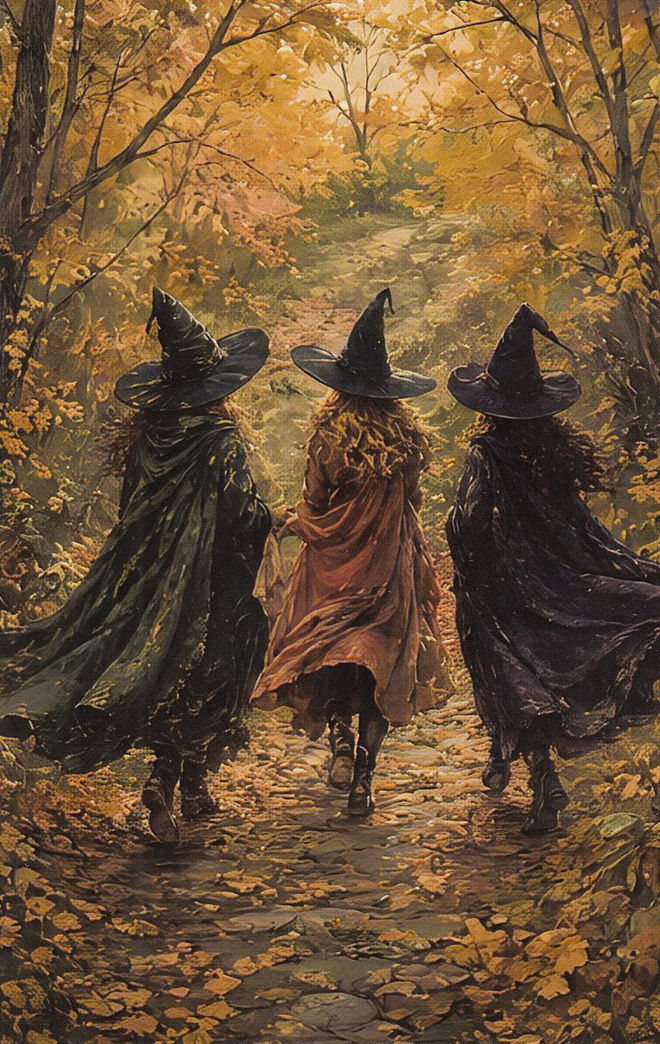 Halloween kolme noitaa