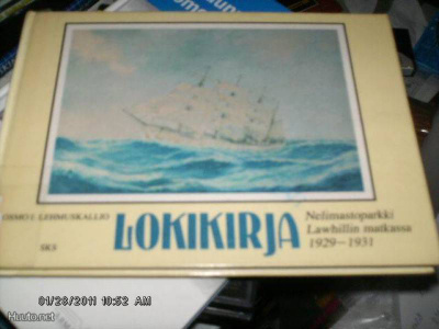Lehmuskallio : Lokikirja nelimastoparkki Lawhillin matkassa