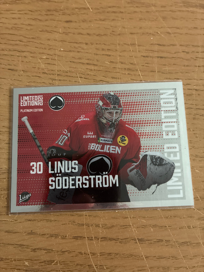 Linus Söderström Porin ässät limited edition cardset 21