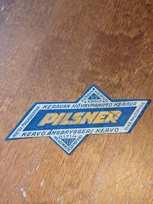 Pilsner Kerava etiketti.