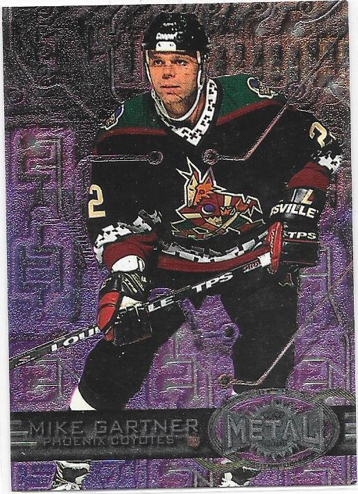 1995-96 Metal #116 Mike Gartner Phoenix Coyotes