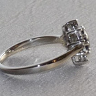 Ruotsalainen 0,60ct sinisafiiri timantti sormus Diana - pikkukuva 2