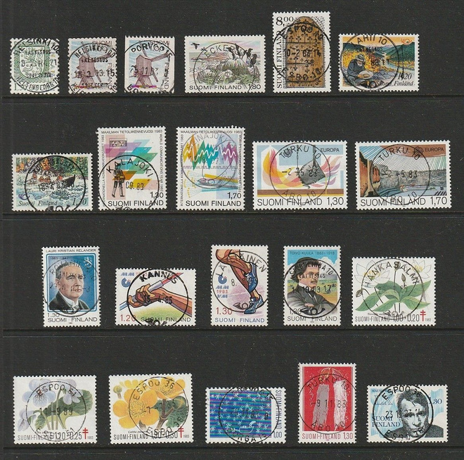 Vuoden 1983 merkit loistoleimattuina.