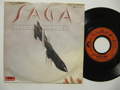 Saga What Do I Know? 7" sinkku