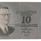 10 Markkaa 1963 ilman Litt A5432687 - pikkukuva 1
