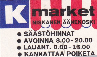 Äänekoski, K - market Niskanen  b584
