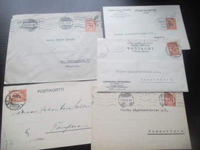 Postilähetyksiä 5kpl
