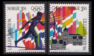 Norja 1139-40 ** Talviolympialaiset (1993)