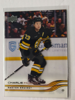 Charlie McAvoy 2025-26 UD Extended Clear Cut