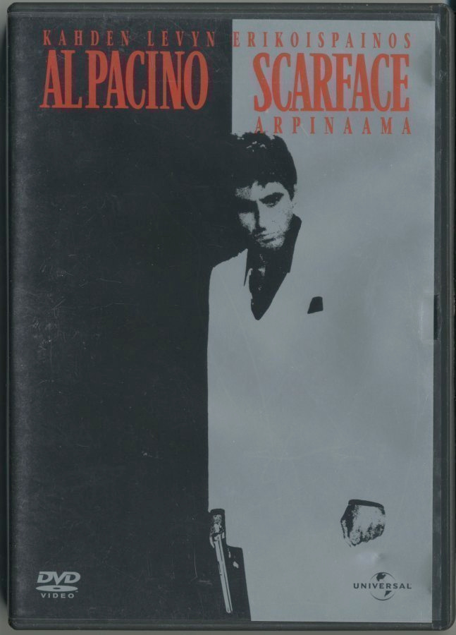 SCARFACE - ARPINAAMA - Suomi 2-DVD 1983/2004, Brian De Palma