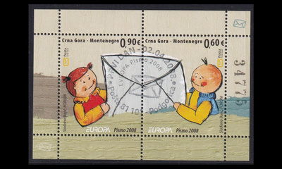 Montenegro 168-9BL7 o Europa kirje (2008)