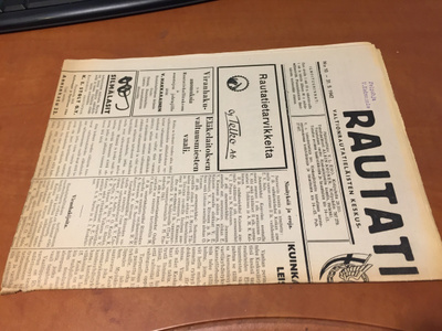 RAUTATIELÄINEN LEHTI 10/1942