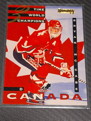 1995-96 Donruss Canadian World Junior Team Bryan McCabe #8