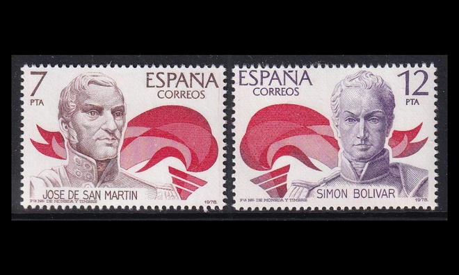 Espanja 2381-2 ** Amerikan historia itsenäisyystaistelijoit