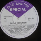 Paula Koivuniemi:Paula Koivuniemi LP 1977 Signeeraus - pikkukuva 4