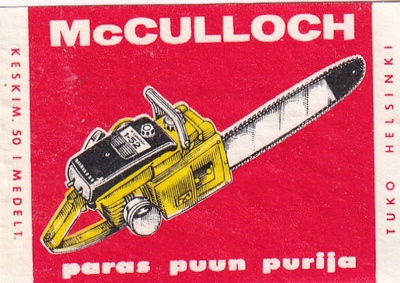 McCulloch, paras puun purija .   s66