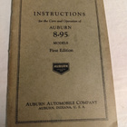 auburn 8-95 instructions - pikkukuva 1