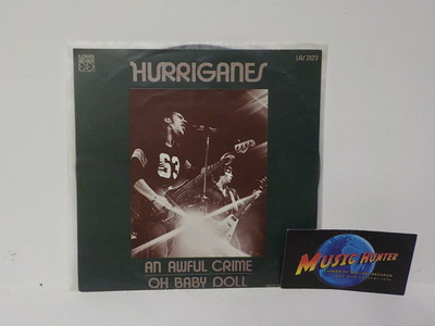 HURRIGANES - AN AWFUL CRIME EX+/EX+ 7" -76