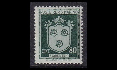 San Marino 322 ** Vaakuna 80 C (1945)