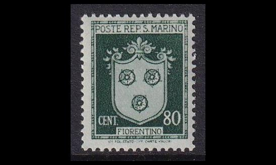 San Marino 322 ** Vaakuna 80 C (1945)
