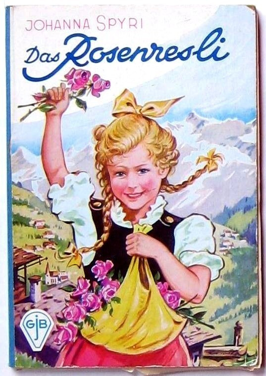 Das Rosenresli Johanna Spyri saksankielinen