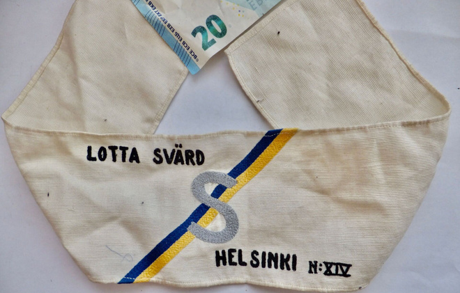 VANHA Hihanauha Lotta Svärd Helsinki XIV