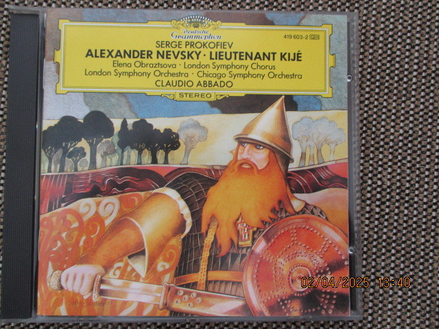Serge Prokofiev ALEXANDER NEVSKY - LIETENANT KIJE (CD)
