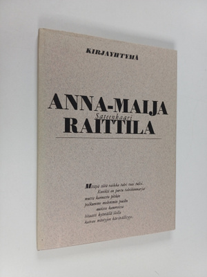Anna-Maija Raittila : Sateenkaari : Runoja
