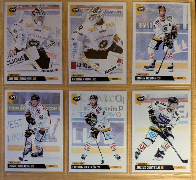 2019-20 Cardset Series 2 Kärpät Team Set 12 korttia (85-96)