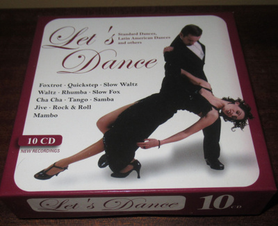 Let´s dance vakio tanssit 10 cd-levyä, uusia boxi.