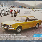 1970 Fiat 124 Sport Coupe esite - KUIN UUSI - pikkukuva 1