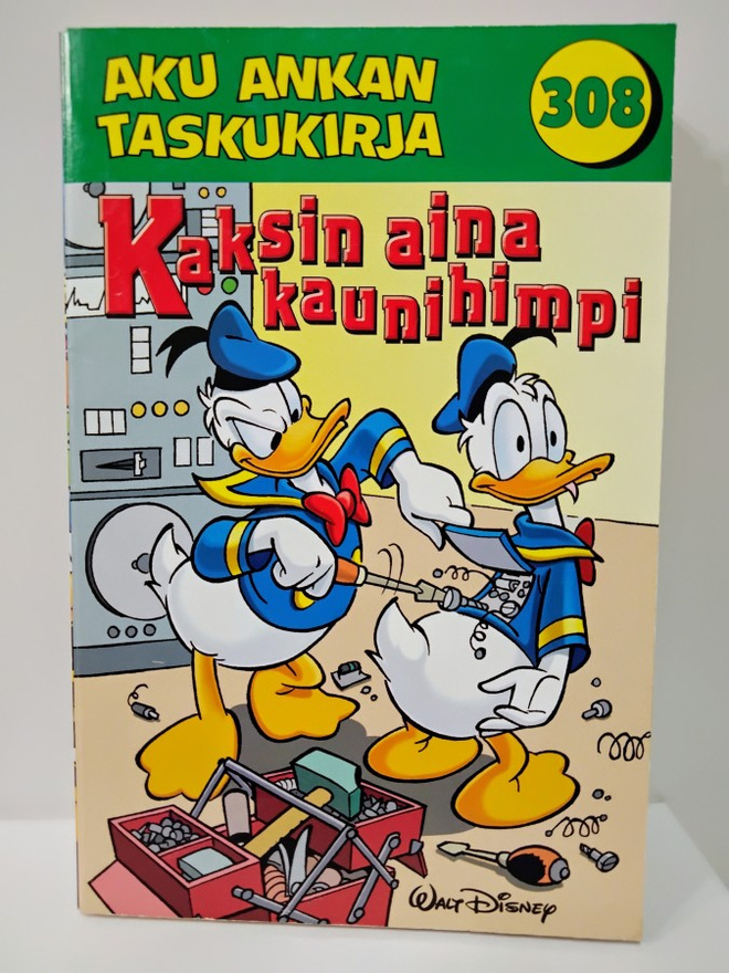 Kaksin aina kaunihimpi -  Aku Ankka taskukirja 308 (1.p)