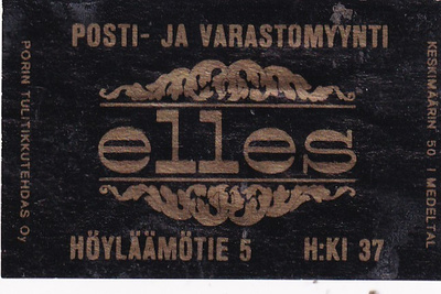 Helsinki, elles, Posti- ja varastomyynti    5/9