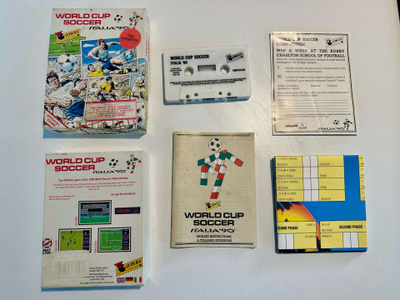 C64: World Cup Soccer Italia '90 Big Box - Kasetti + Juliste