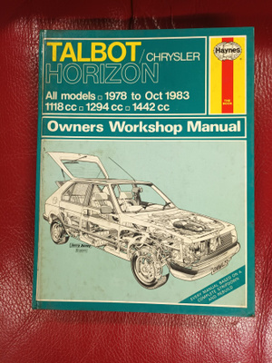 Talbot / Chrysler Horizon vm. 1978-1983 korjausopas