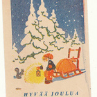 SEK - Pukki ja orava - pikkukortti kulk. 1943, tub.merkki - pikkukuva 1